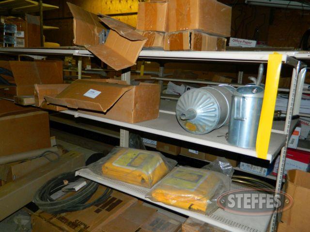 Mower covers- radar- oil cans- various parts contents of shelves-_2.jpg